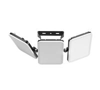 SOLLA 300W 2026 Plus New Upgraded LED Flood Light Outdoor, 30000LM 6000K Daylight White Stadium Lights, IP65 Waterproof, 3 Heads Adjustable Outdoor Floodlight for Yards,Driveway, Garage- Black