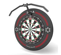 SOLLA LED Folding Dartboard Light,TOR135 Portable Lighting System for All Dart Boards,Adjustable Irradiation Angle and Brightness,Professional Illuminated Darts Accessories