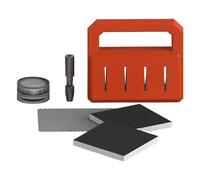 Sollee Airbrush Needle Sharpener - Air Brush Needle Polishing Tool | Air Brush Repair Kit for Nail Design Makeup Application Cake Decorating Barber Shop Industrial Automotive