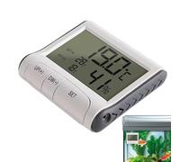 Sollee Aquarium Temperature Gauge | Digital Stick On,Aquarium Water Temperature Gauge | Digital LED Display Accurate Monitor Saltwater Freshwater Betta Shrimp Aquatic Reptile