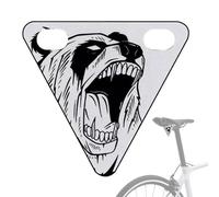 Sollee Bike Reflectors for Adult Bikes,Warning Sign for Biking - Triangle Plate Tail Sign for Kids Adults Night Riding Touring Road Commuting Family Outing Urban Cycling Race
