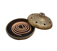 Sollee Coil Incense Holder | Incense Coil Burner for Sticks - Aesthetic Zen Decor Aromatherapy Ornament for Living Room Bedroom Girls Yoga Studio Spa House Women