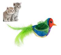 Sollee Flying Bird Cat Toy,Chirping Flapping Wings Cute - Realistic Bird Cat Toy,for Mental Stimulation Physical Exercise Boredom Relief Indoor Kitten Exercise Birthday Christmas Easter Home Apartment