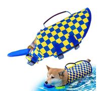 Sollee for Dogs, High Visibility Lifesavers for Dogs with Handle, Reflective Swimsuits, Innovative Removable Floats Coat for Safe Swimming Boating Surfing Kayaking