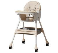 Sollee High Chair for Baby - Foldable Adjustable Child Highchair,Lounger Jumper Folding Bouncer Seat for Camping Feeding Travel Eating Sitting Kitchen Dining Restaurant Outdoor Beach Baby Toddler