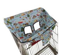Sollee Kids Shopping Cart | Cute Print Kids Shopping Cart | Easy- Secure Kids Shopping Cart Seat, Easy-Clean Dust for Toddler, Boy Or Girl