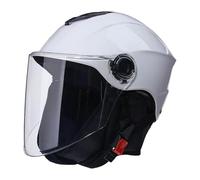 Sollee Large Motorcycle Helmet - Street Headgear with Visor,Open Face Motorcycle Helmet with Removable Scarf | for Men Women City Riding Highway Cruising Weekend Tours Daily Commute Short Trips Long
