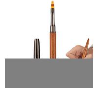 Sollee Nail Polish Brush,Nail Dotting Tools | Sandalwood Polish Brush For Thin Details, Fine Drawing, Long Lines, Home Use And Professional Salon