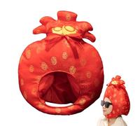 Sollee Party Hats, Cute Plush Head Cover, Cartoon Photo Props Costume Hats, for Carnival Halloween Stage Performances Mardi Gras Events Easter Christmas Holiday Cosplayers