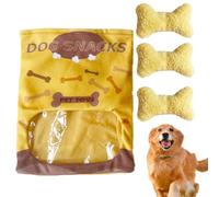 Sollee Plush Dog Squeaky Toys - Puppy Teeth Cleaning Supplies,Interactive Dog Puzzle Toy,for Pet Parents Trainers Animal Lovers Indoor Outdoor Apartment Bedroom Living Room Study Park Yard Lawn