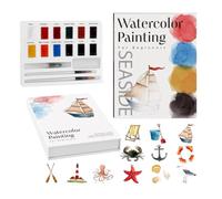Sollee Watercolor Workbook for Adults Drawing Art Pages Coloring Journal