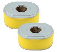 SOLLON 2 PCS Air Filter 17210-ZE0-505 for Honda GX110 GX120 3.5HP 4HP Engine OEM Air Filter and Plus Prefilter # 17210-ZE0-820 17210-ZE0-821 17210-ZE0-822