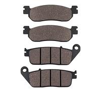 SOLLON Brake Pads [VEHICLE_BRAKE_PAD] for Yamaha VP 250 X-City, XP 250 R, X-Max, ABS, YP 250 R X-MAX, YP 125 XP, XP 400 YP400 (Semi-metallic, Rear)