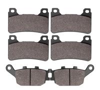 Sollon Front and Rear Brake Pads Compatible with Honda CBR600RR CBR 600RR 2005 2006 / CBR1000RR CBR 1000RR Fireblade 2004 2005
