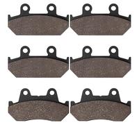 SOLLON Front and Rear Brake Pads for Honda GL 1500 Goldwing 1500 SE L GL1500 GL1500SE L GL1500A Aspencade GL1500I Interstate 1988-2000