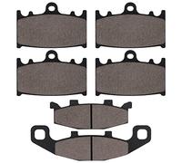 SOLLON Front and Rear Brake Pads for Kawasaki ZZR 600 1990-1993 GPZ 900R 1998 GPZ 900R A7-A8 1990-1996 GPZ 900R A7-A8 1990-1996 ZR 1100 Zephyr1992-1992-1999 95 ZZR 400 1990-1992