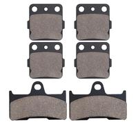 SOLLON Front and Rear Brake Pads for Yamaha Grizzly 660 YFM660 YFM660F YFM660FA 2002 2003 2004 2005 2006 2007 2008