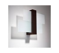Sollox Feniks Single Light Flush Wall Fitting In White and Black Finish