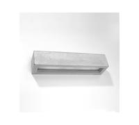 Sollox Vega 50cm Single Light Concrete Wall Fitting In Grey Finish