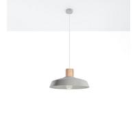 Sollux Lighting Industrial Pendant Lamp 115x40x40cm 1xLight in Grey | Size: 115 x 40 x 40 cm Sollux Lighting Grey 115 x 40 x 40 cm