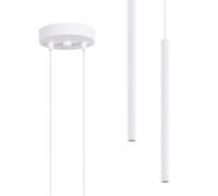 Sollux Lighting Arche Steel White 2 Lights Modern Pendant Ceiling Light