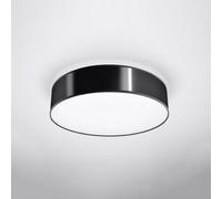Ceiling Lamp ARENA 45 Black Round Shape Loft Design LED E27