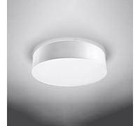 Sollux Lighting Arena Polyvinyl Chloride (Pvc) White 3 Light Classic Ceiling Light