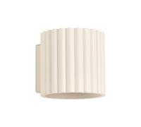 Sollux Lighting Aura Aluminum Beige 1 Lights Minimalist Wall Light