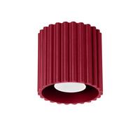 Sollux Lighting Aura Aluminum Burgundy 1 Lights Minimalist Ceiling Light