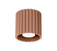 Sollux Lighting Aura Aluminum Mocha 1 Lights Minimalist Ceiling Light