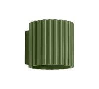 Sollux Lighting Aura Aluminum Olive Green 1 Lights Minimalist Wall Light