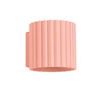 Sollux Lighting Aura Aluminum Peachy 1 Lights Minimalist Wall Light