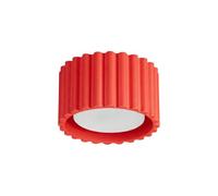 Sollux Lighting Aura Aluminum Red 1 Lights Minimalist Ceiling Lamps