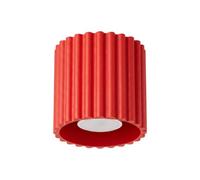 Sollux Lighting Aura Aluminum Red 1 Lights Minimalist Ceiling Lamps