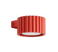 Sollux Lighting Aura Aluminum Red 1 Lights Minimalist Wall Lamps