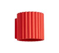 Sollux Lighting Aura Aluminum Red 1 Lights Minimalist Wall Lamps