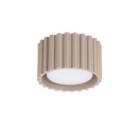 Sollux Lighting Aura Aluminum Taupe 1 Lights Minimalist Ceiling Light