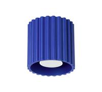 Sollux Lighting Aura Aluminum Ultramarine 1 Lights Minimalist Ceiling Light
