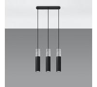 Pendant lamp Steel, concrete Borgio modern Design GU10 | Lighting Ceiling Light