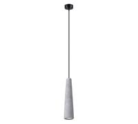 Sollux Lighting Electra Concrete Grey 1 Lights Industrial Pendant Lamps