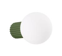 Sollux Lighting Halo Aluminum/glass Olive Green 1 Lights Modern Wall Light