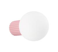 Sollux Lighting Halo Aluminum/glass Pink 1 Lights Modern Wall Lamps