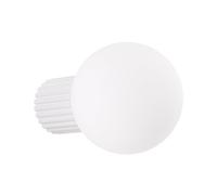 Sollux Lighting Halo Aluminum/glass White 1 Lights Modern Wall Light