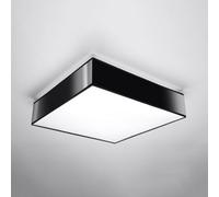 Ceiling Lamp HORUS 55 Black Square Shape Loft Design LED E27