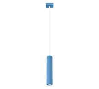 Sollux Lighting Karbon Aluminum Light Blue 1 Lights Minimalist Pendant Lamps