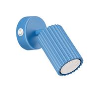 Sollux Lighting Karbon Aluminum Light Blue 1 Lights Minimalist Wall Lamps