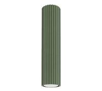 Sollux Lighting Karbon Aluminum Olive Green 1 Lights Minimalist Ceiling Light