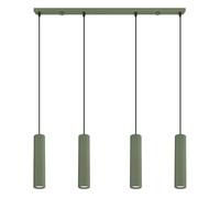Sollux Lighting Karbon Aluminum Olive Green 4 Lights Modern Pendant Lamps