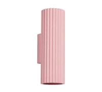 Sollux Lighting Karbon Aluminum Pink 2 Lights Minimalist Wall Lamps