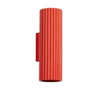 Sollux Lighting Karbon Aluminum Red 2 Lights Minimalist Wall Lamps